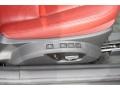 2011 Volvo C70 Cranberry Leather/Off Black Interior Front Seat Photo