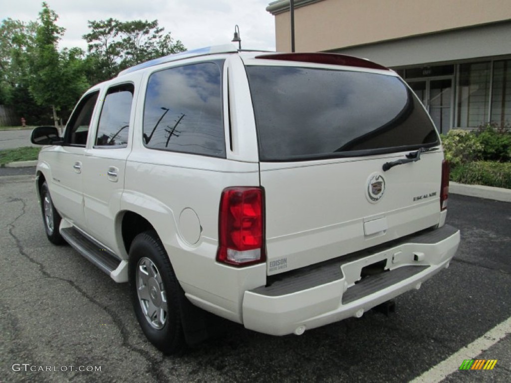 2004 Escalade AWD - White Diamond / Shale photo #5