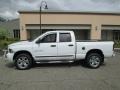 2005 Bright White Dodge Ram 1500 Laramie Quad Cab 4x4  photo #3