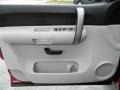 2007 Chevrolet Silverado 1500 Light Titanium/Ebony Black Interior Door Panel Photo