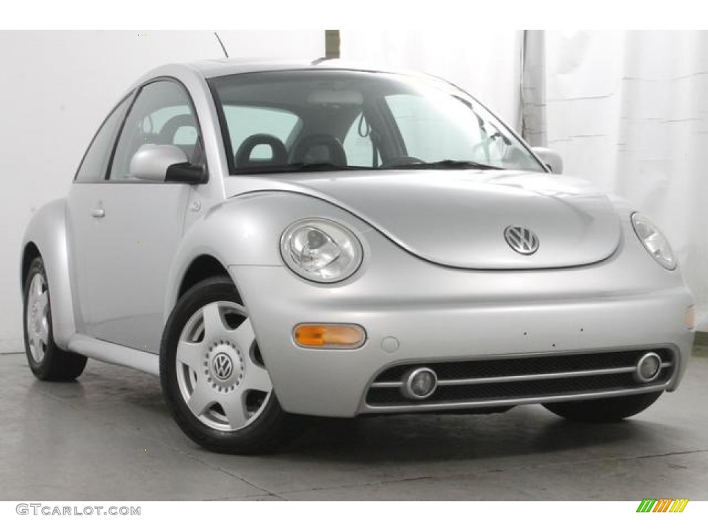2001 New Beetle GLS Coupe - Silver Arrow Metallic / Black photo #4