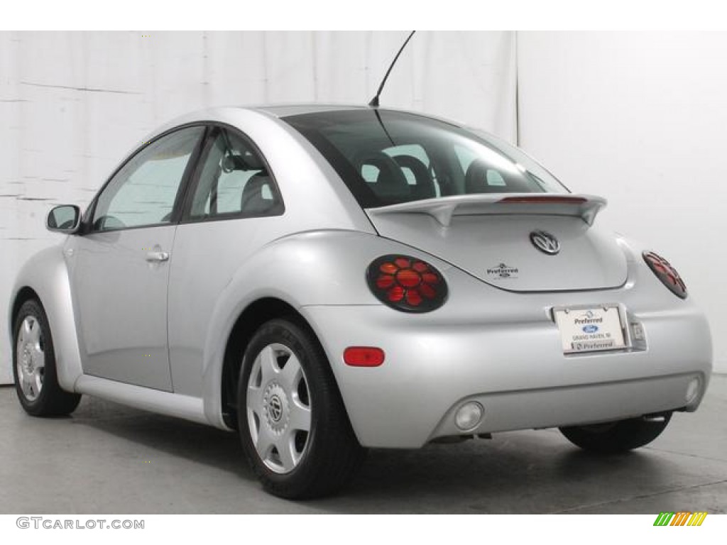 2001 New Beetle GLS Coupe - Silver Arrow Metallic / Black photo #10