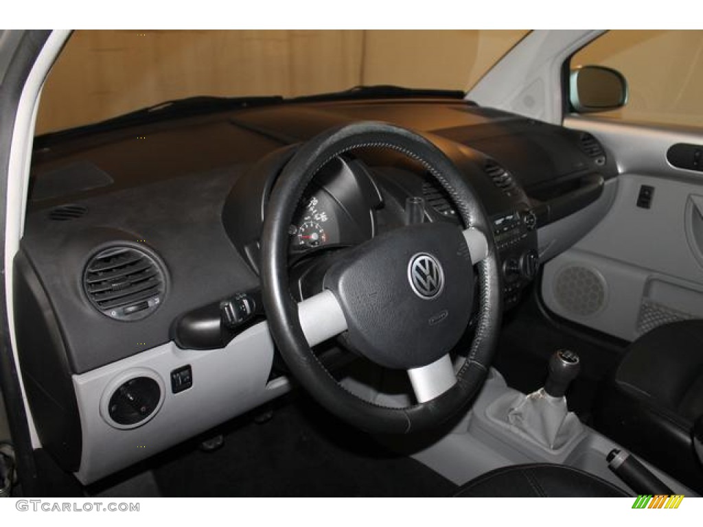 2001 New Beetle GLS Coupe - Silver Arrow Metallic / Black photo #19