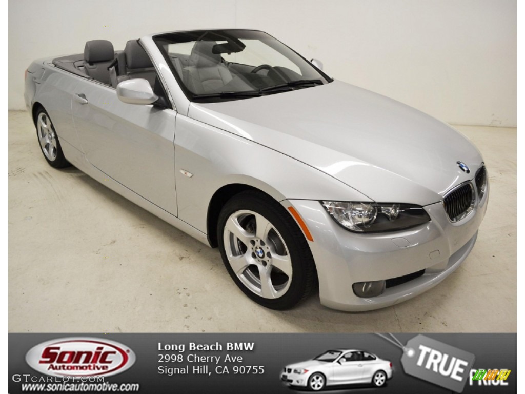 2010 3 Series 328i Convertible - Titanium Silver Metallic / Gray Dakota Leather photo #1