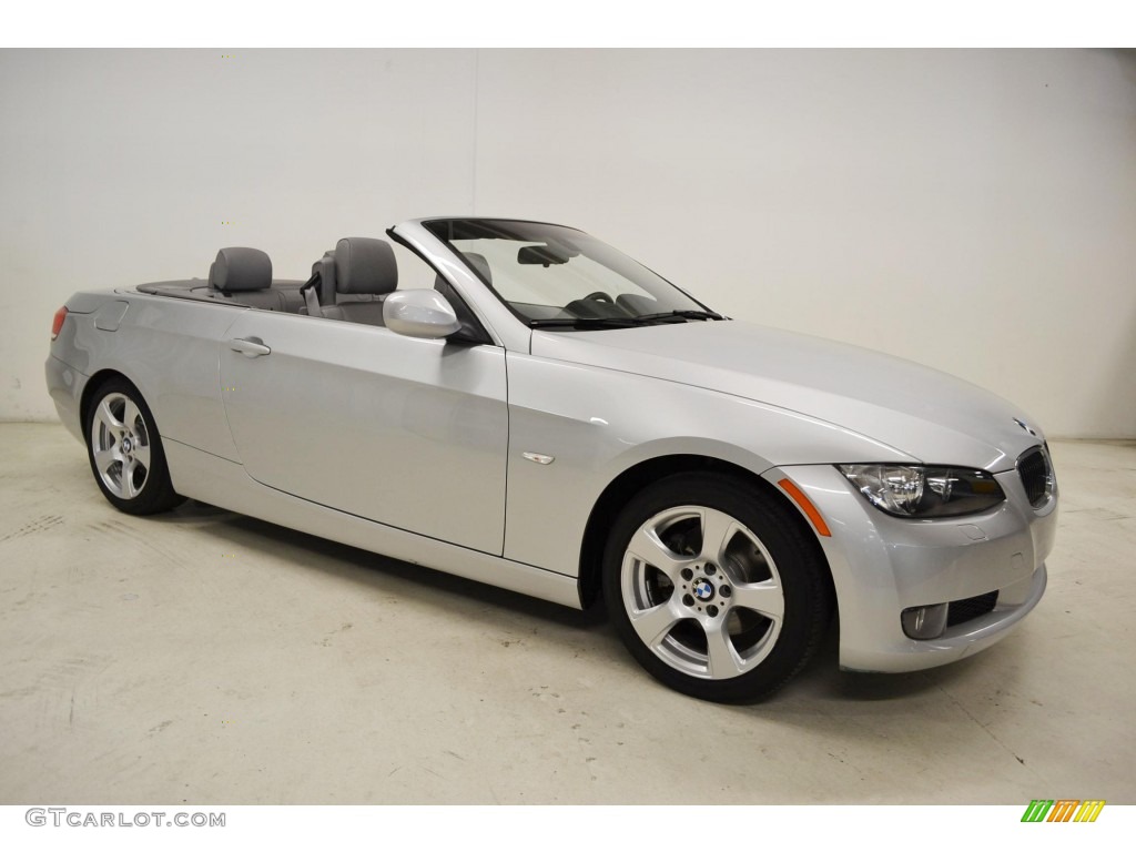2010 3 Series 328i Convertible - Titanium Silver Metallic / Gray Dakota Leather photo #2