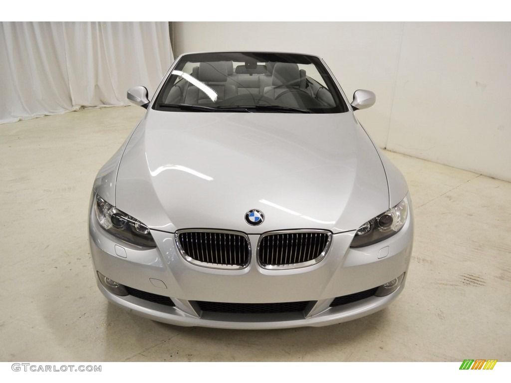2010 3 Series 328i Convertible - Titanium Silver Metallic / Gray Dakota Leather photo #4