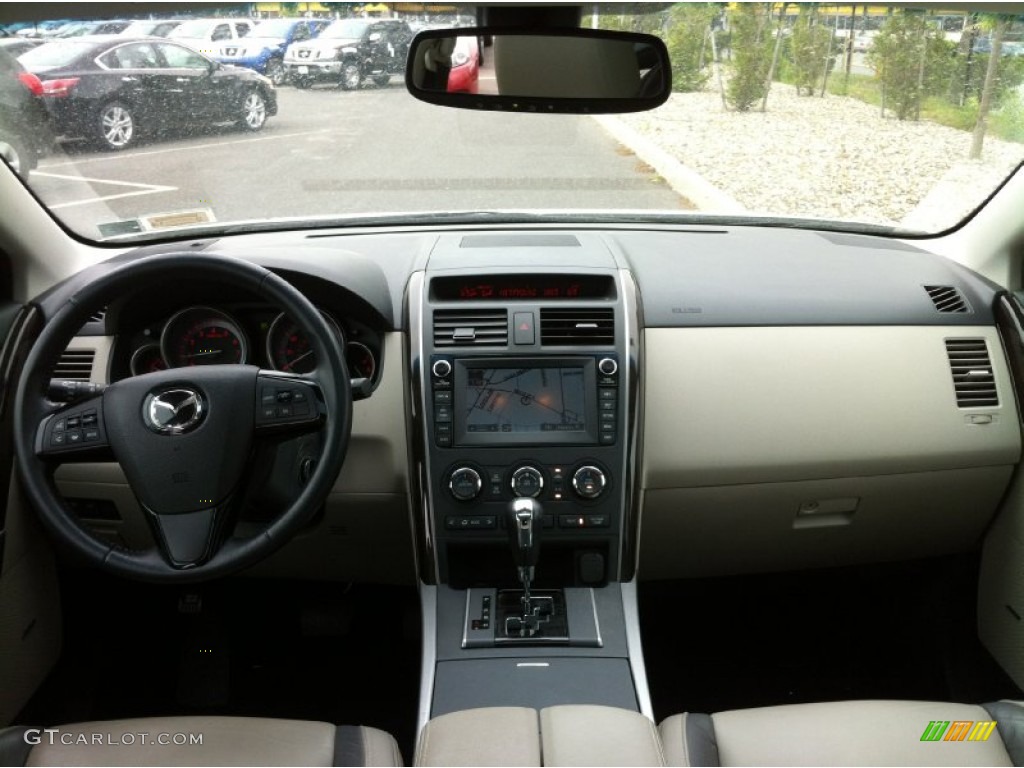 2010 Mazda CX-9 Grand Touring AWD Sand Dashboard Photo #81517300