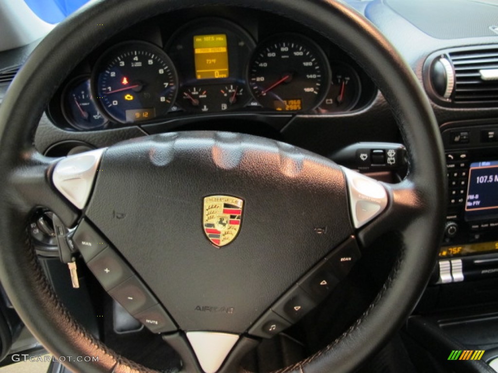 2006 Cayenne Tiptronic - Iceland Silver Metallic / Black photo #36