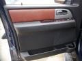2010 Ford Expedition Chaparral Leather/Charcoal Black Interior Door Panel Photo