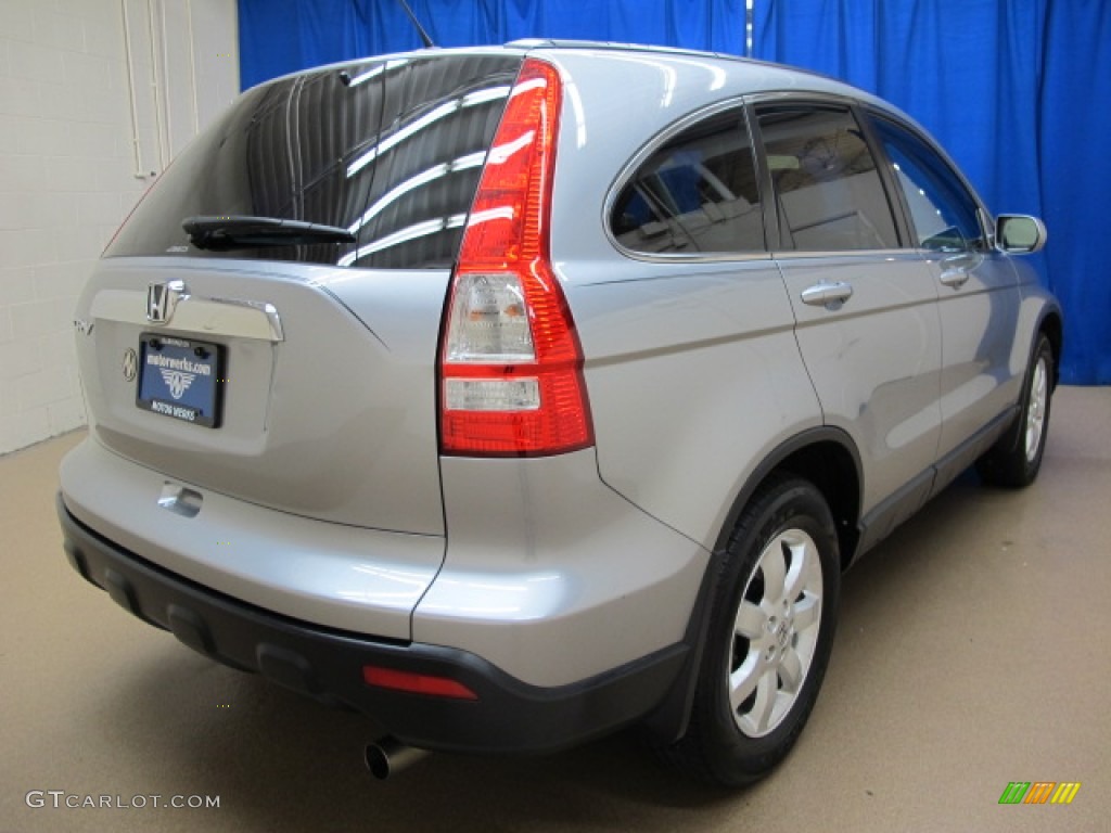 2008 CR-V EX-L 4WD - Whistler Silver Metallic / Black photo #7