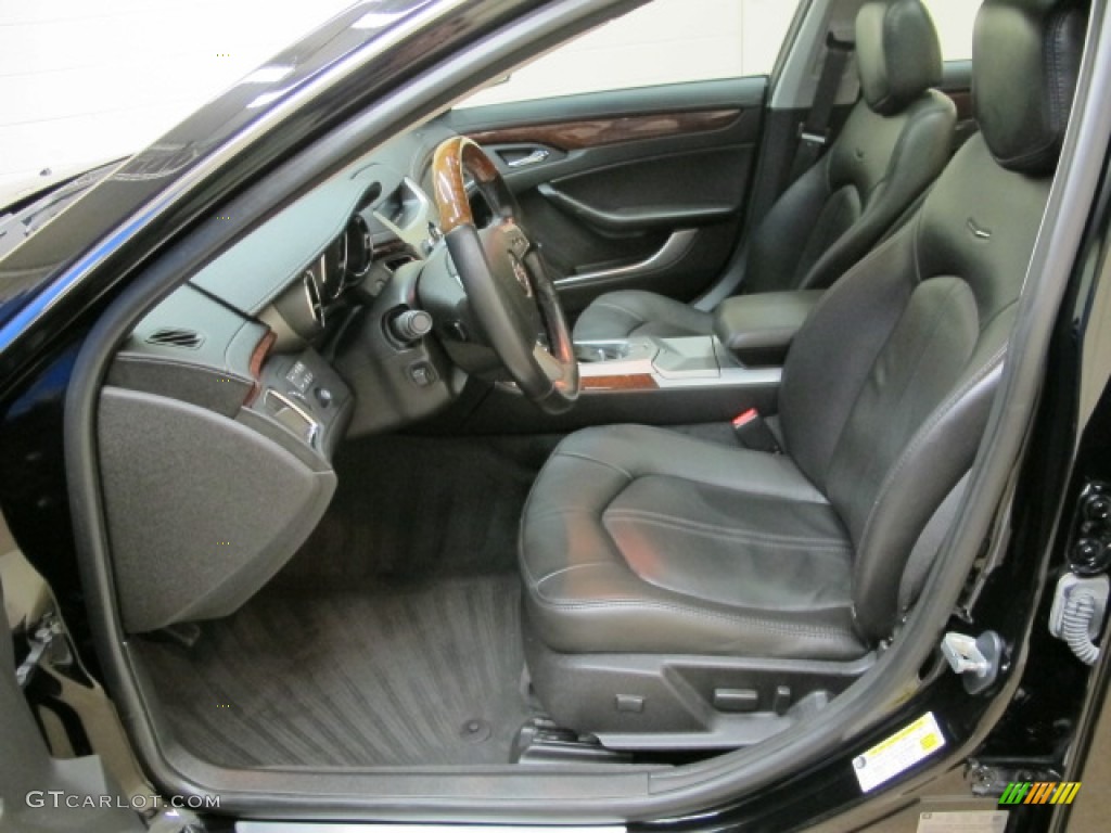 Ebony Interior 2011 Cadillac CTS 4 3.6 AWD Sedan Photo #81518905