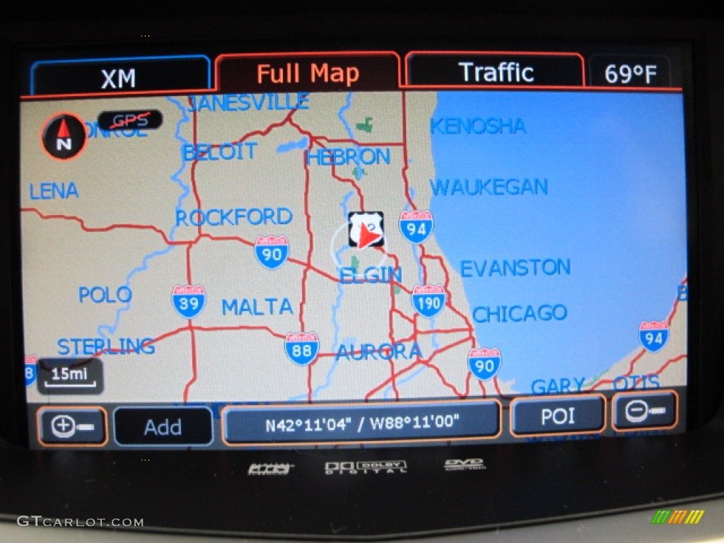 2011 Cadillac CTS 4 3.6 AWD Sedan Navigation Photo #81519068