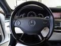 2008 Mercedes-Benz S designo Porcelain Interior Steering Wheel Photo
