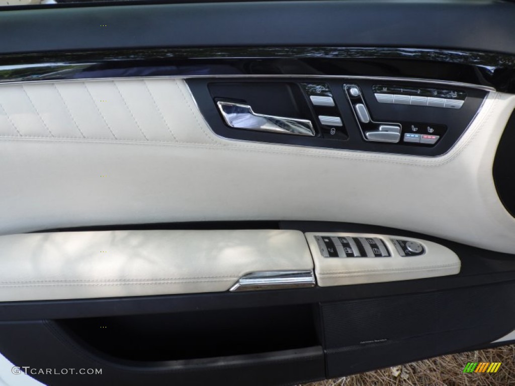 2008 Mercedes-Benz S 550 Sedan designo Porcelain Door Panel Photo #81520994