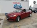 2013 Ruby Red Metallic Ford Fusion SE 1.6 EcoBoost  photo #2