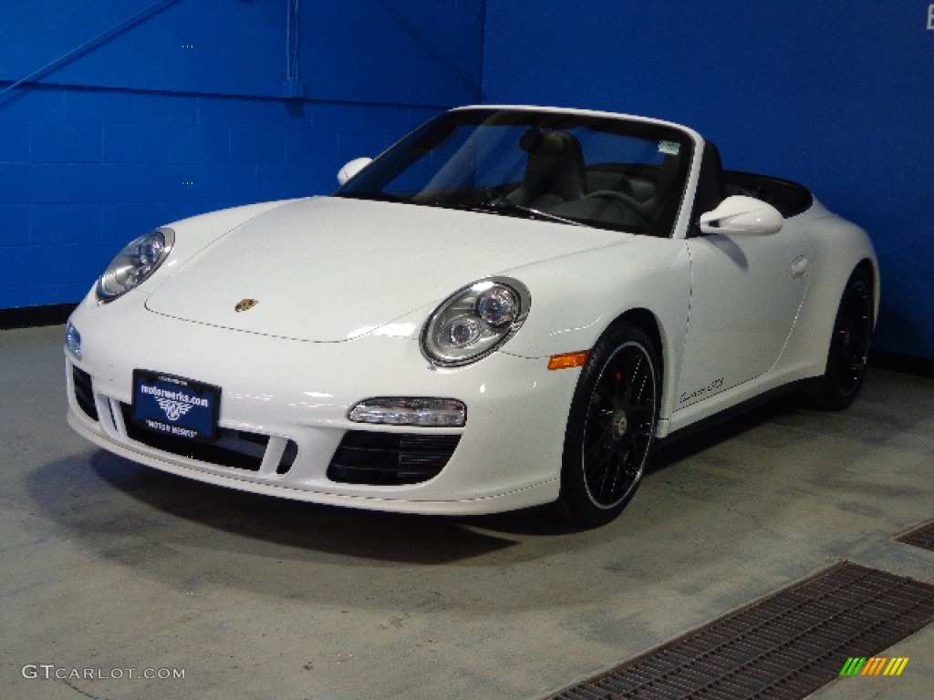 2012 911 Carrera GTS Cabriolet - Carrara White / Black Leather w/Alcantara photo #3