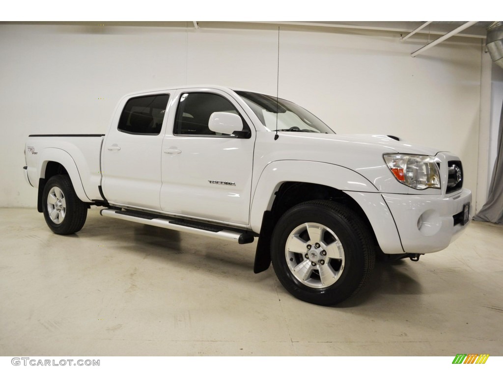 Super White 2011 Toyota Tacoma V6 TRD Sport PreRunner Double Cab Exterior Photo #81522704