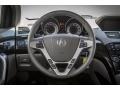 Taupe 2011 Acura MDX Technology Steering Wheel