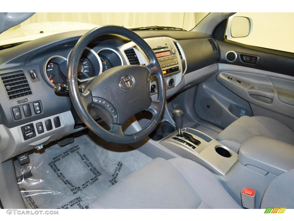 Graphite Gray Interior 2011 Toyota Tacoma V6 TRD Sport PreRunner Double Cab Photo #81522915