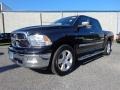 2009 Brilliant Black Crystal Pearl Dodge Ram 1500 Big Horn Edition Crew Cab  photo #2