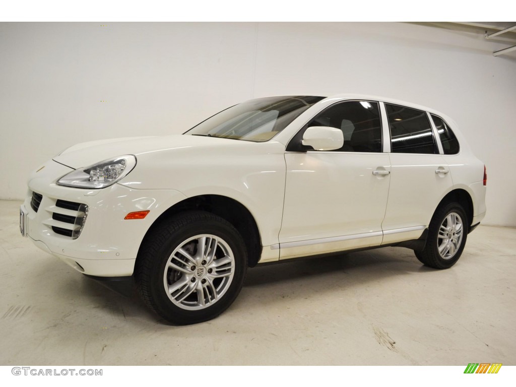 2008 Cayenne Tiptronic - Sand White / Havanna/Sand Beige photo #6