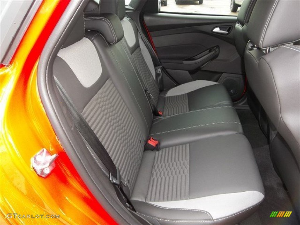 ST Smoke Storm Recaro Seats Interior 2013 Ford Focus ST Hatchback Photo #81523793