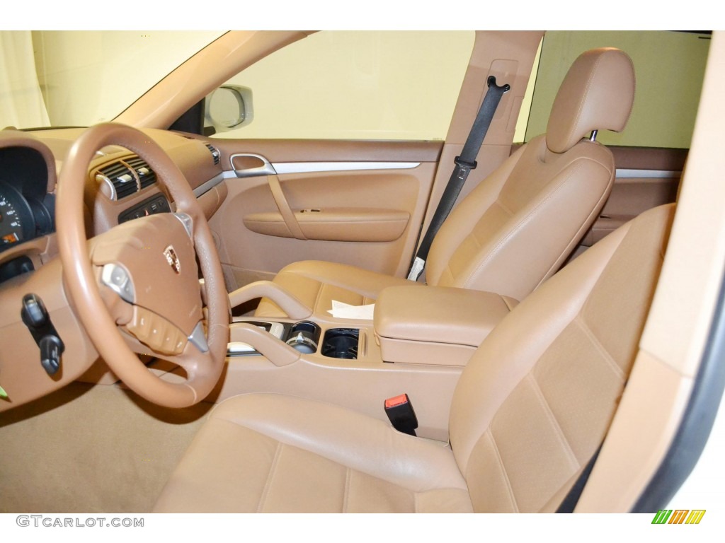 2008 Cayenne Tiptronic - Sand White / Havanna/Sand Beige photo #10