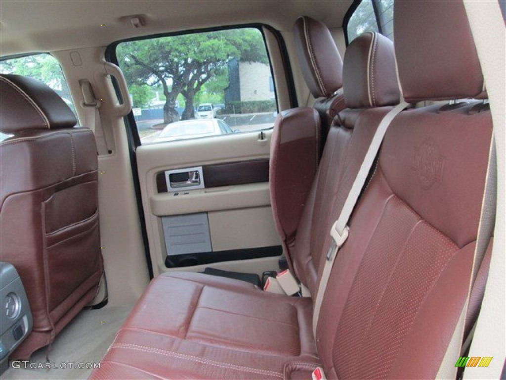 Chaparral Leather Interior 2011 Ford F150 King Ranch SuperCrew 4x4 Photo #81523922
