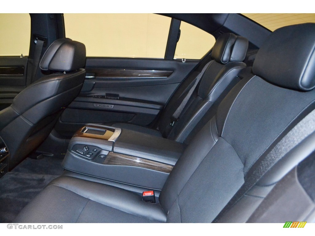 2011 BMW 7 Series 750Li Sedan Rear Seat Photo #81524261