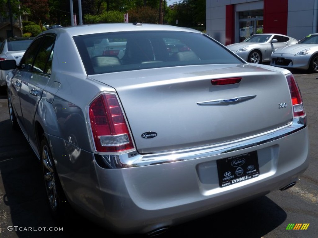 2012 300 Limited - Bright Silver Metallic / Black photo #4