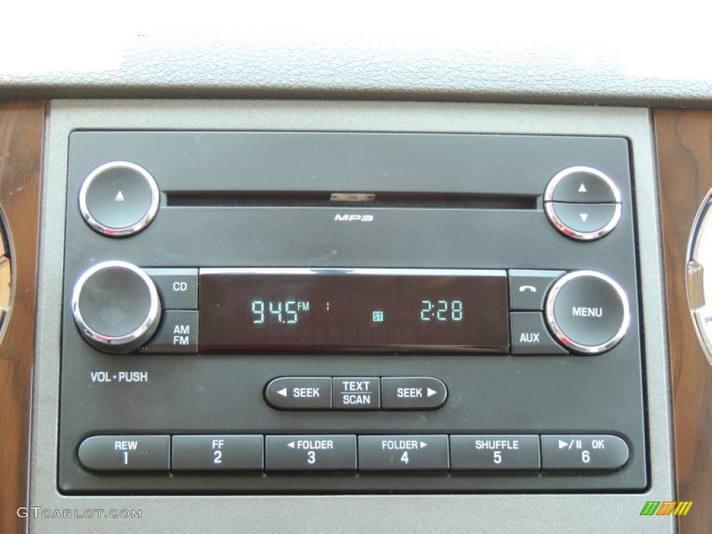 2011 Ford F250 Super Duty Lariat Crew Cab 4x4 Audio System Photo #81525302