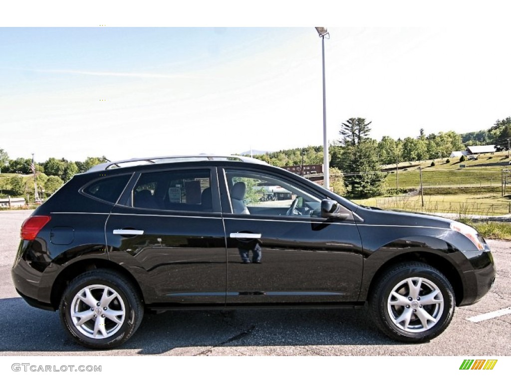 Wicked Black 2010 Nissan Rogue SL AWD Exterior Photo #81526438