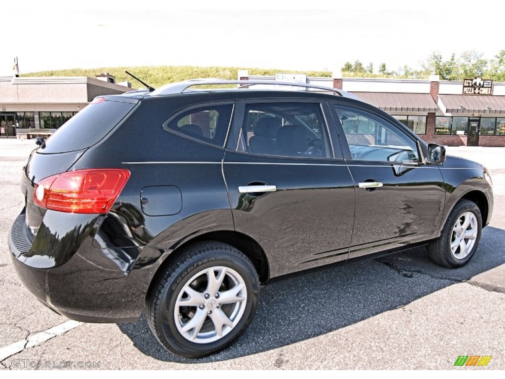 Wicked Black 2010 Nissan Rogue SL AWD Exterior Photo #81526585