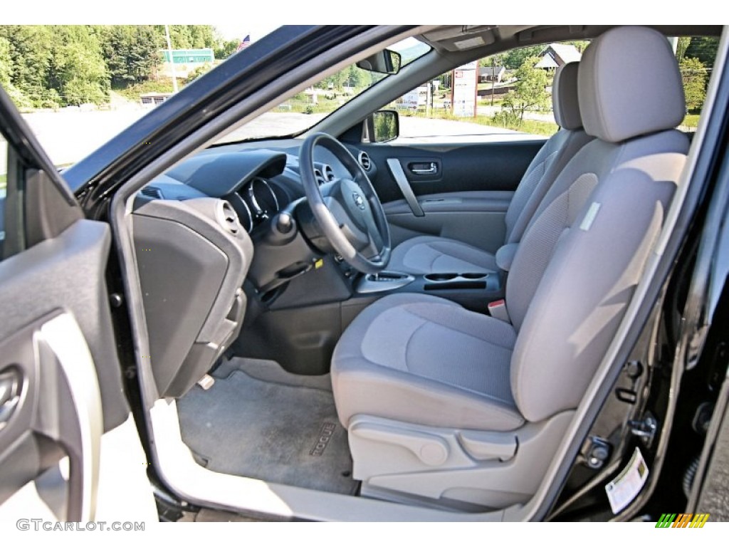 Gray Interior 2010 Nissan Rogue SL AWD Photo #81526682