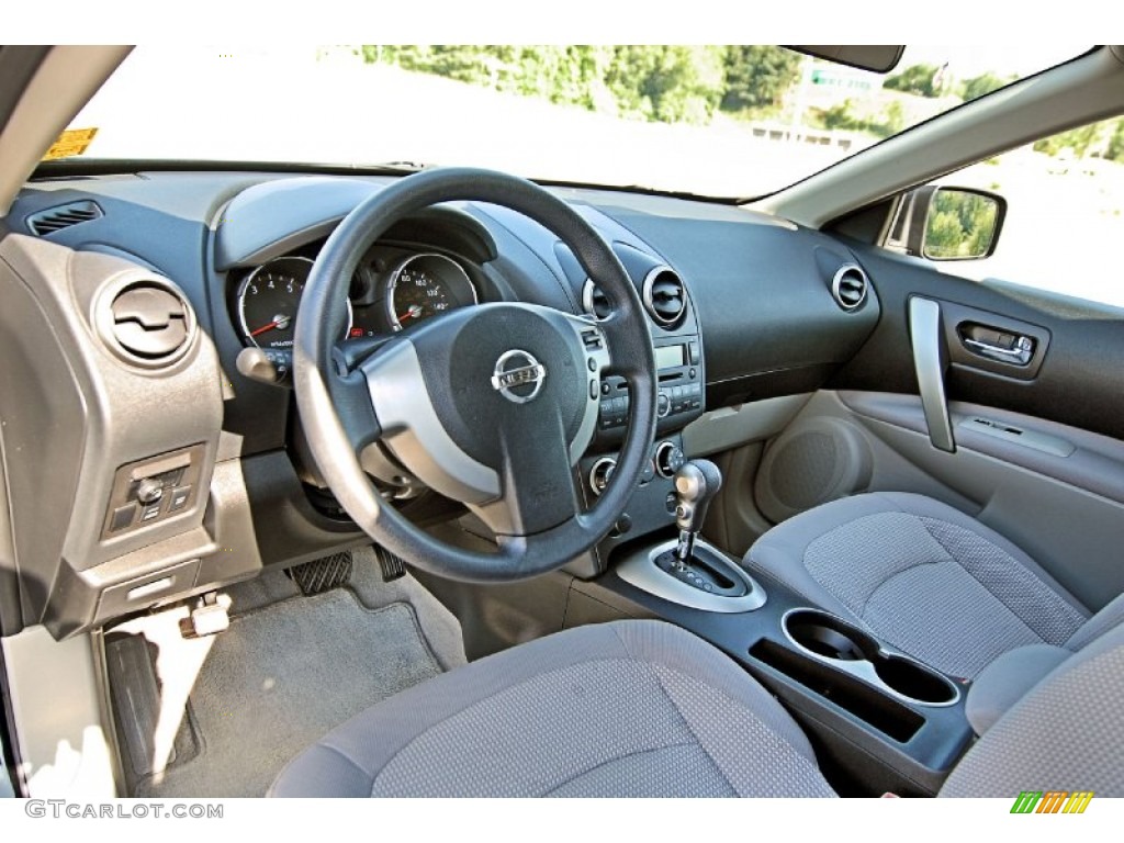 2010 Nissan Rogue SL AWD Gray Dashboard Photo #81526703
