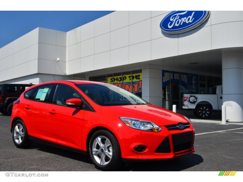 Race Red Ford Focus