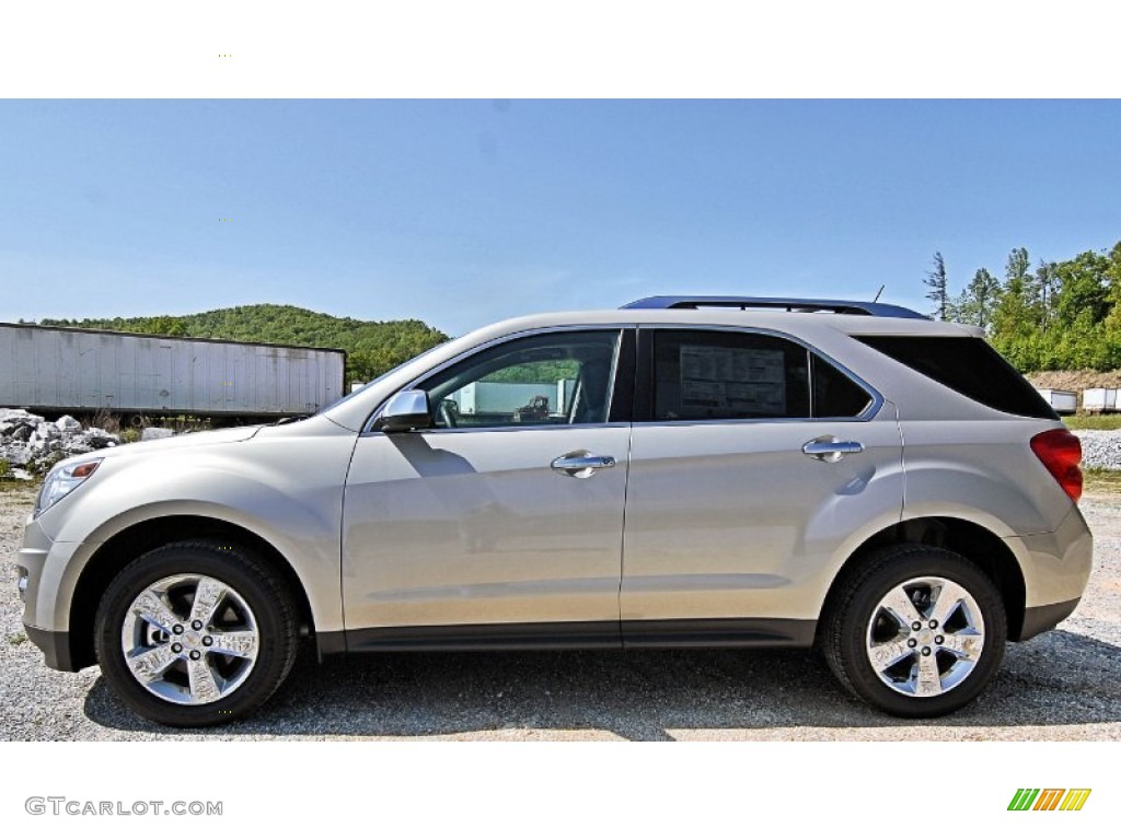 2013 Equinox LTZ AWD - Champagne Silver Metallic / Jet Black photo #5