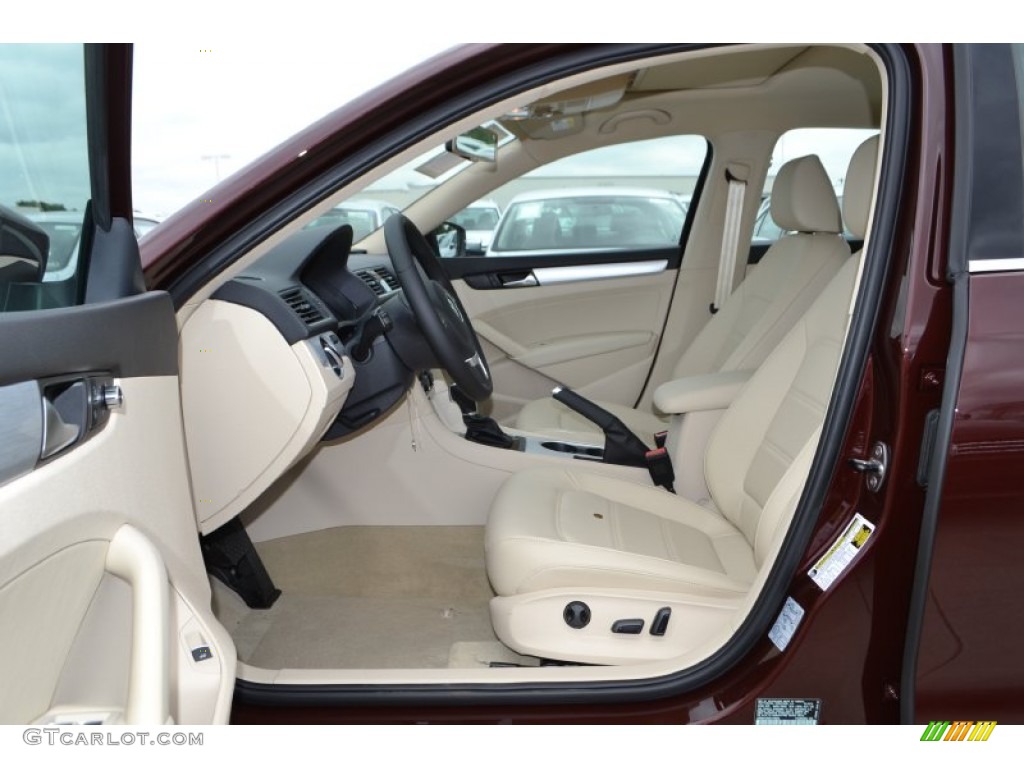 Cornsilk Beige Interior 2013 Volkswagen Passat 2.5L SE Photo #81528414