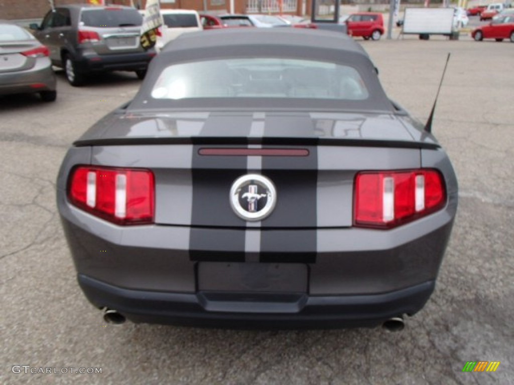 2011 Mustang V6 Convertible - Sterling Gray Metallic / Stone photo #7