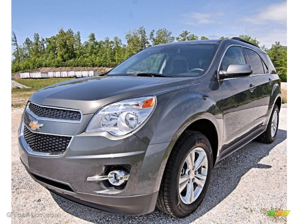 2013 Equinox LT AWD - Steel Green Metallic / Jet Black photo #1