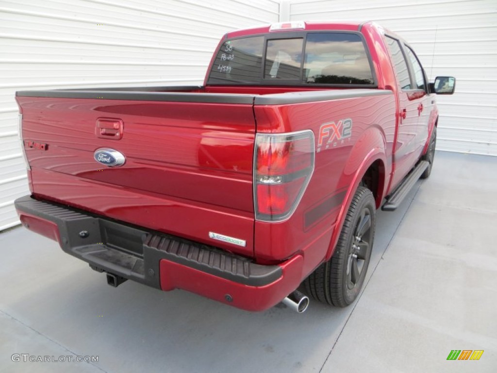 2013 F150 FX2 SuperCrew - Ruby Red Metallic / FX Sport Appearance Black/Red photo #4
