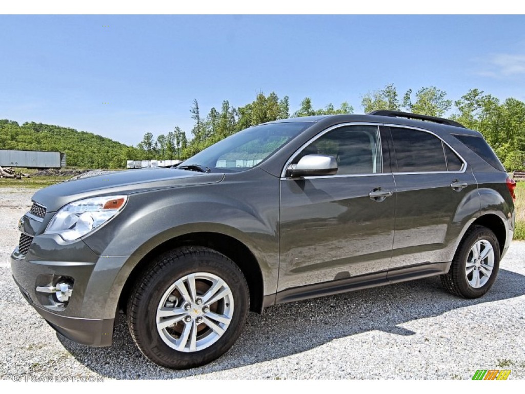 2013 Equinox LT AWD - Steel Green Metallic / Jet Black photo #4