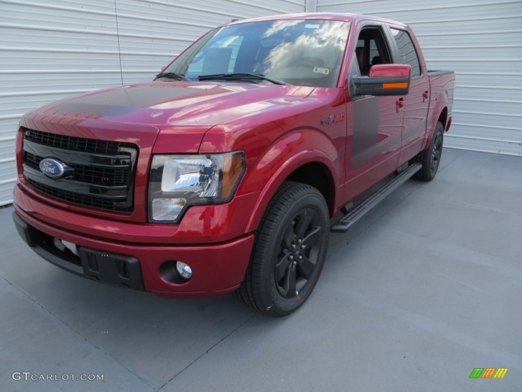 2013 F150 FX2 SuperCrew - Ruby Red Metallic / FX Sport Appearance Black/Red photo #7