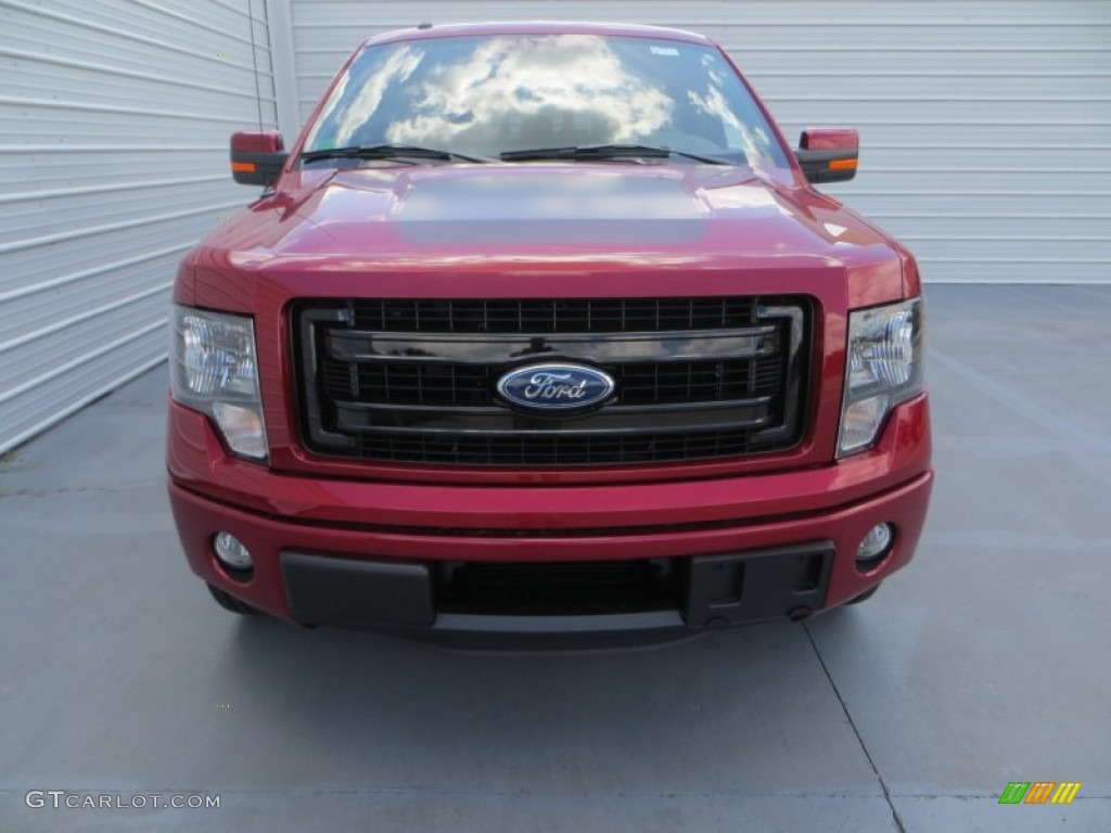 2013 F150 FX2 SuperCrew - Ruby Red Metallic / FX Sport Appearance Black/Red photo #8