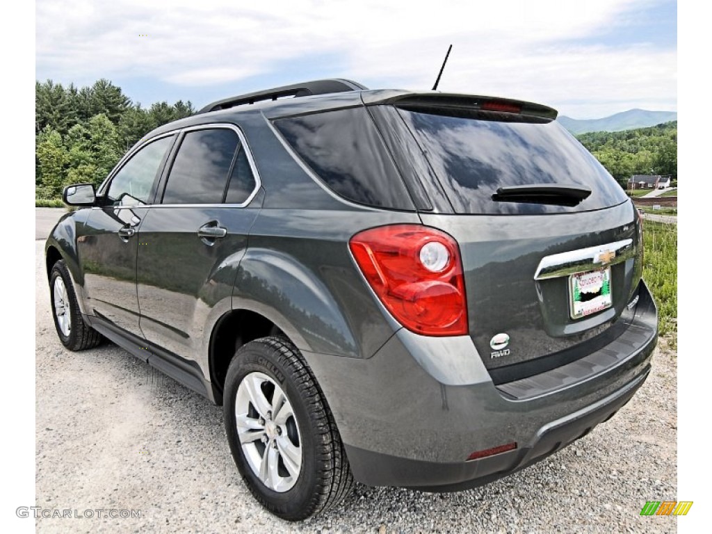 2013 Equinox LT AWD - Steel Green Metallic / Jet Black photo #8