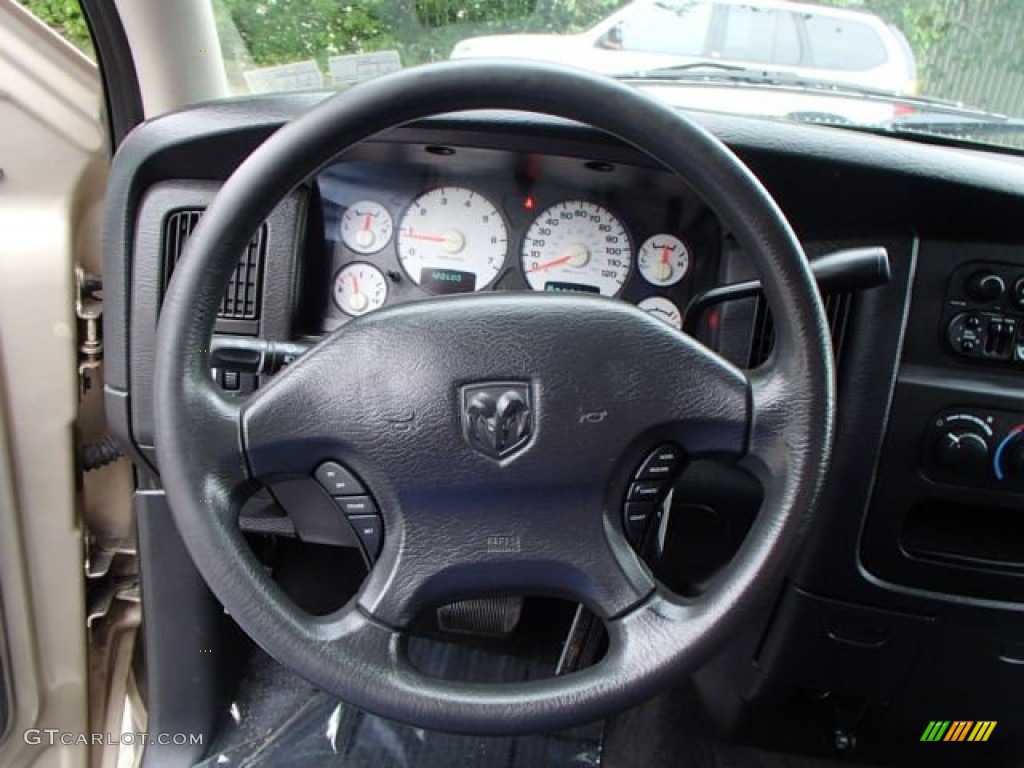 2003 Ram 1500 SLT Quad Cab 4x4 - Light Almond Pearl / Dark Slate Gray photo #18