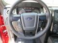 2013 Ford F150 FX Sport Appearance Black/Red Interior Steering Wheel Photo
