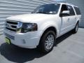 2013 White Platinum Tri-Coat Ford Expedition EL Limited  photo #7