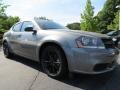 2013 Tungsten Metallic Dodge Avenger SE V6 Blacktop  photo #4