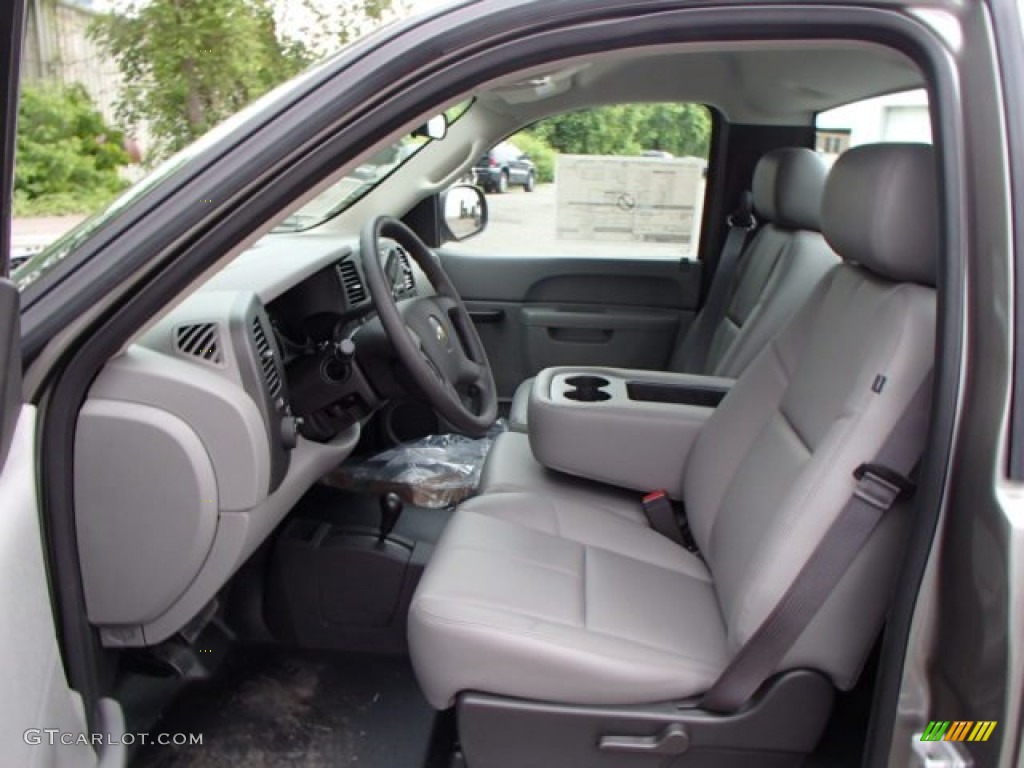 2013 Silverado 1500 Work Truck Regular Cab 4x4 - Mocha Steel Metallic / Dark Titanium photo #11